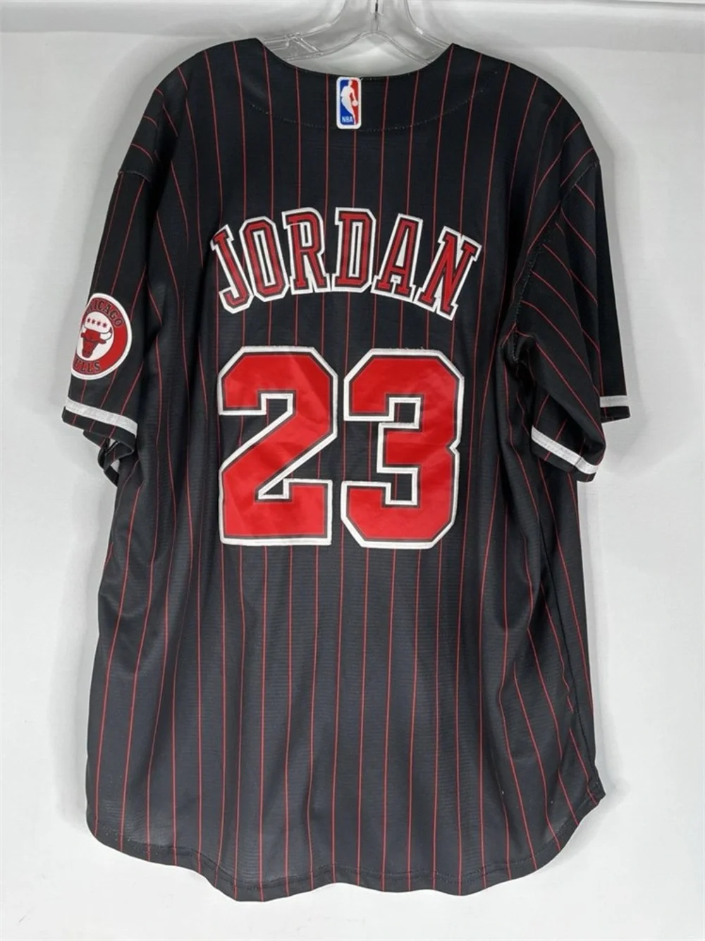 Nike Chicago Bulls Jordan Baseball Style Jersey L